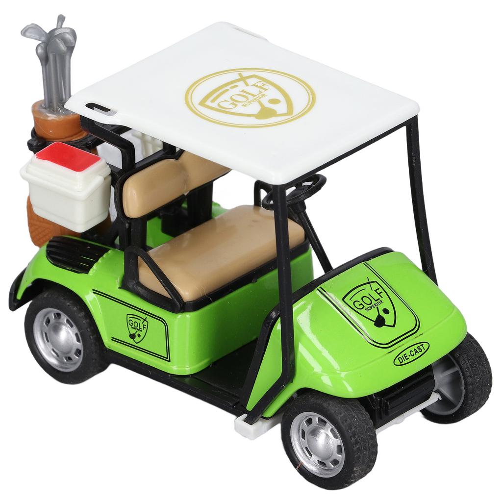 1:36 Alloy Action Cart Model Simulated Pull Back Car Toy Decoration Holiday Gift for ChildrenGreen