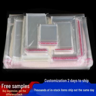 Transparent Self-Adhesive OPP Bag for Clothing and Jewelry Storage