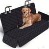 Waterproof Car Trunk Pet Mat - Thickened Oxford Cloth Dog Seat Cushion, Wear-Resistant Rear Tailgate Mat.