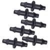 200PCS 4/7mm Hose Straight Hose Adapter Anti-Leak Barbed Connector  Micro Sprinkler System