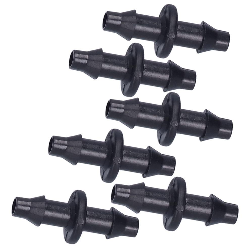 200PCS 4/7mm Hose Straight Hose Adapter Anti-Leak Barbed Connector  Micro Sprinkler System