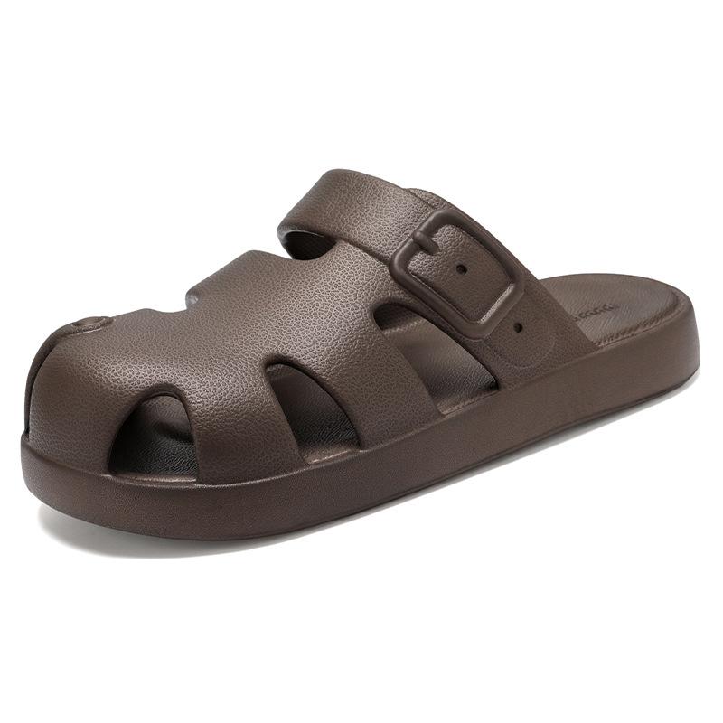 

Sandals men s summer new EVA men s shoes breathable and non-smelly foot hole shoes men s hollow outdoor casual shoes 40-41
