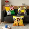 Tour De France Bike Bicycle Various Sizes Square Pillow Case For Car Home Bedchamber Decor