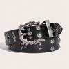 PU Leather Y2K Belt Spicy Girl Men Belt Trend Rivet Belt  Jeans Accessories