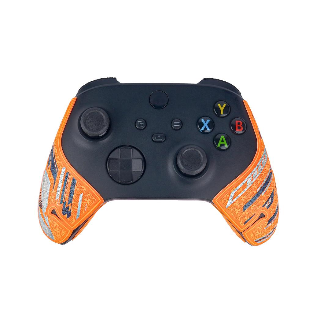 Shadow Boolt Controller Grips Enhance Your Gaming Experience Sweat Wicking Grip Tape for XSX XSS Controllers Silver Multi-Textured Pre-Cut & (Orange &