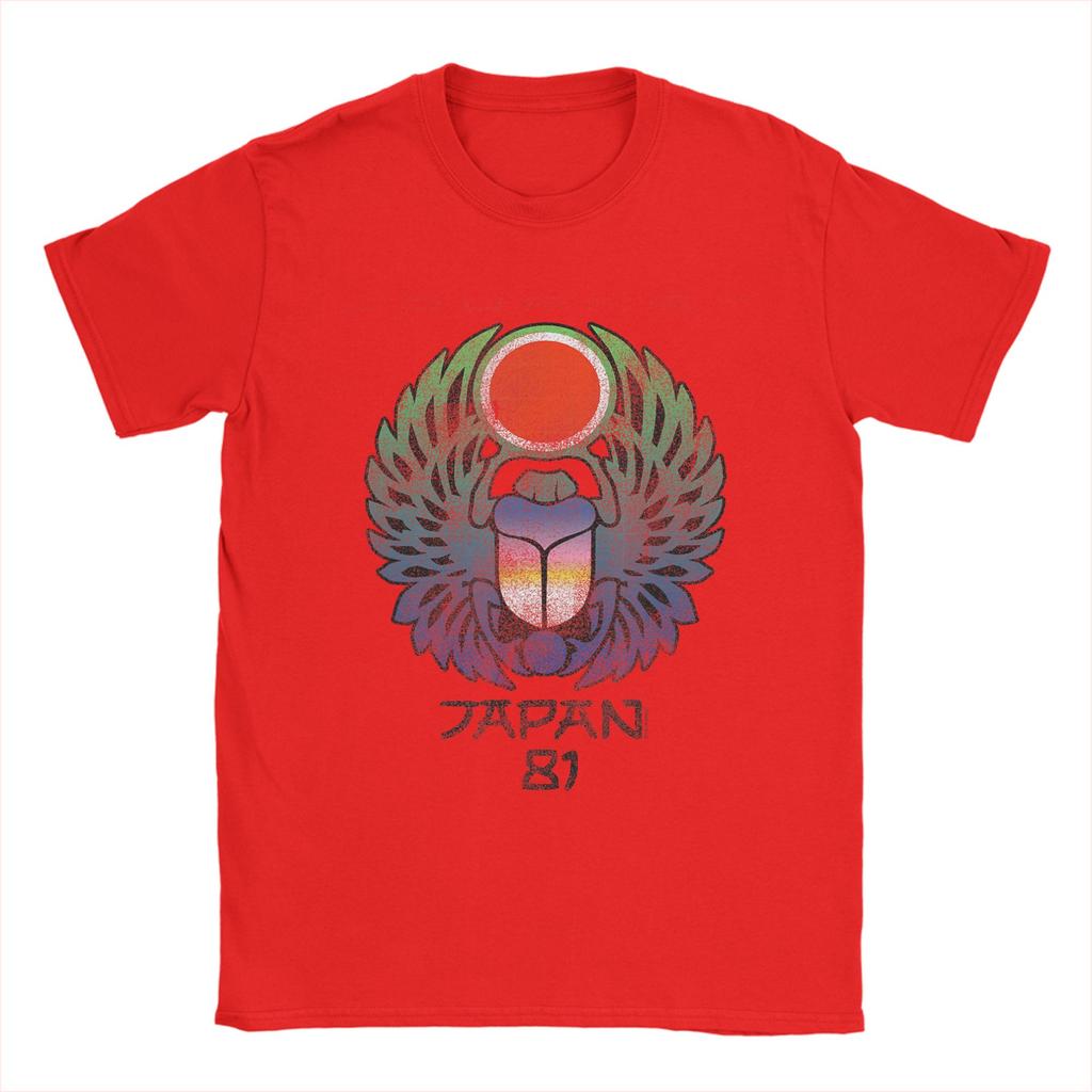 Journey Japan 1981 Scarab Beetle Music TShirts Unisex Funny 100 Cotton Tee Shirt O Neck Short Sleeve T Shirt Clothing