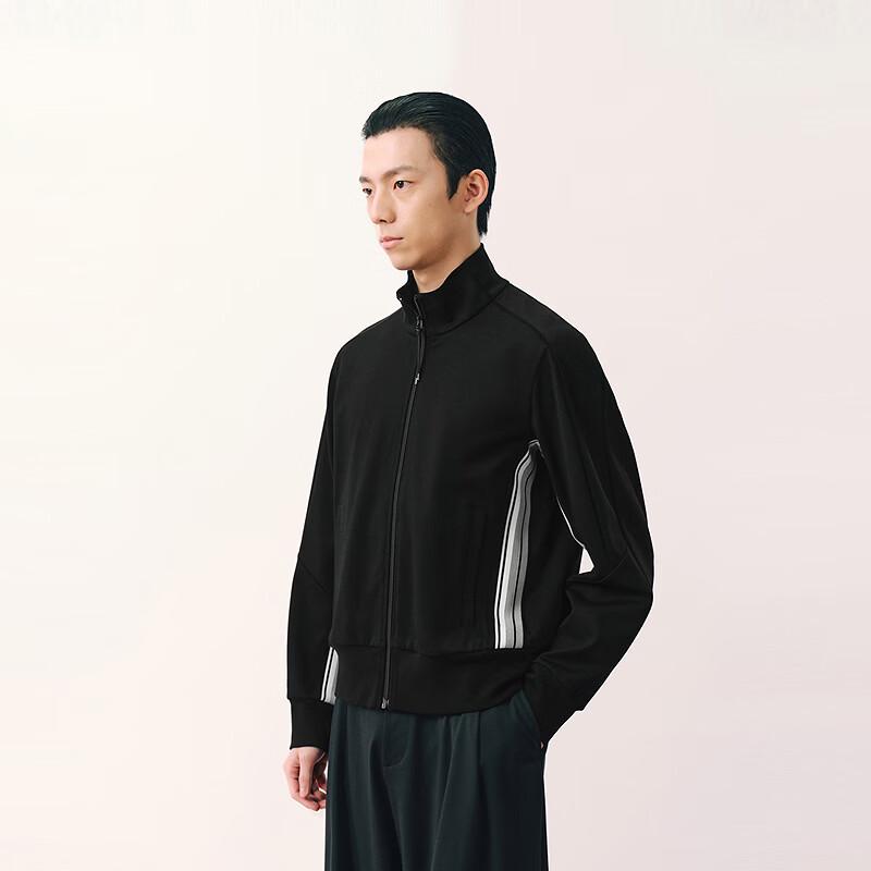 CROQUIS Men's Stand-Collar Cardigan Sweatshirt