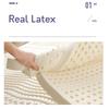 Thailand 100% Natural Latex Mattress Natural Latex Liquid Mattress Home Single Double Mats with Cover King Queen Twin Full Size