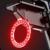 Cycling Safety Light 300 Lumen Solar Charging Bicycles Light With Durability ABS Housing For Most Conditions