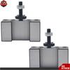 2Pcs OXA #1 250-001 Quick Change Tool Post Turning Facing For Lathe 6-8" Swing