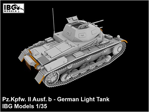 IBG 1/35 Scale German Panzer II Ausf. B Turret with Interior Plastic Model Kit PB35079