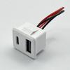 Space Saving USB and Type C Power Socket With Wide Compatibility for Various Electronics