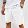 Men's Retro Corduroy Shorts, Casual Loose And Textured Shorts, Solid-color Sport Knee-length Pants