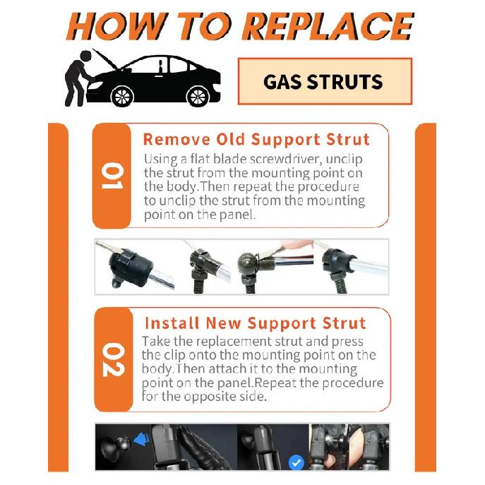 2pcs Car Rear Window Glass or 2 Pcs Tailgate Gas Spring Shock Lift Strut Support Bar Rod for Nissan Pathfinder R51 2005-2012 SUV