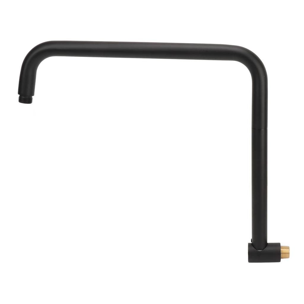 Duschkopfverlängerung mit Flansch S-förmiger Duscharm Wandhalterung Drehbare Edelstahldusche