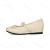 Fashion Elegant Square Head Bow Designed Casual Mary Jane Shoes for Women 2025 Spring New Shallow Mouth Comfortable Chunky Single Shoes