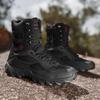 Boots Men Outdoor New Lace-up Ankle Boots Waterproof Non-slip Hiking Ankle Boots Wear-resistant Jungle Trekking Size 39-47