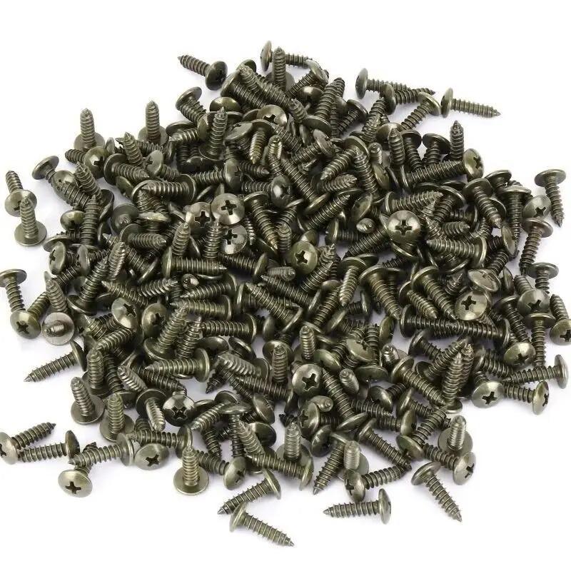 100 Stück - 10 Stück Gemischt Auto Metallschraube Gewindeschneidschraube Befestigungsclip U-Typ Clip mit Schraube Rostschutz Clip Schraubverschluss Blech