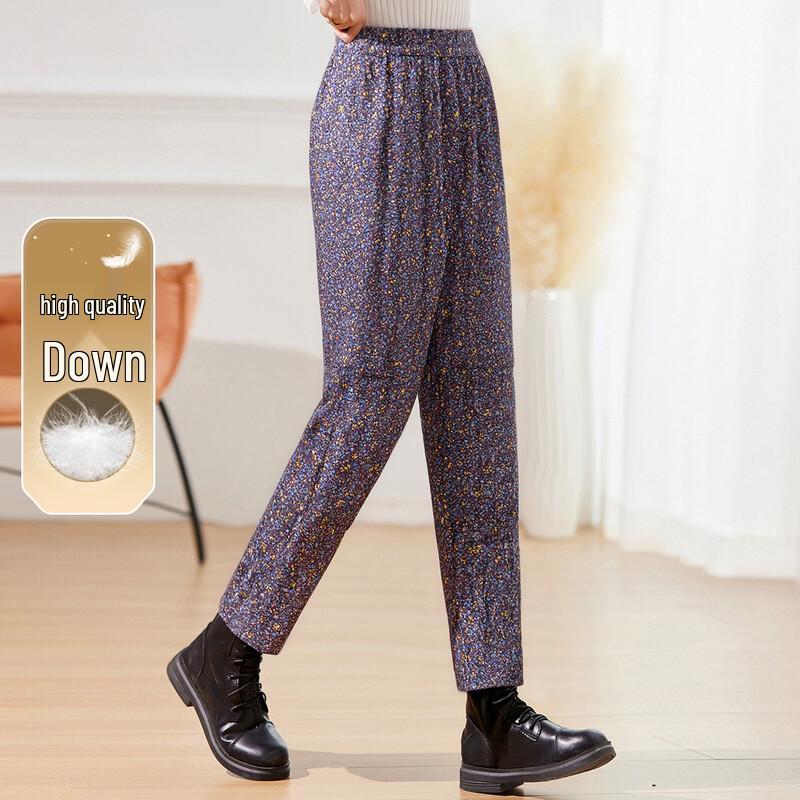 SIFONE Women s Middle-Aged & Elderly Winter Thick Down Pants XL