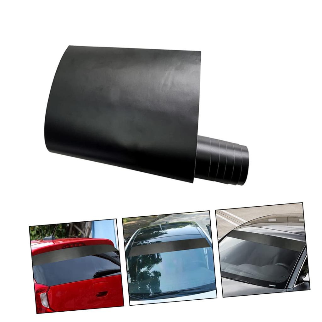 Gatuida 3pcs Windshield Sunshade Car Decal Sticker Windshield Sticker Car Vinyl Sticker Car Sticker Windshield Gantt Strip Front
