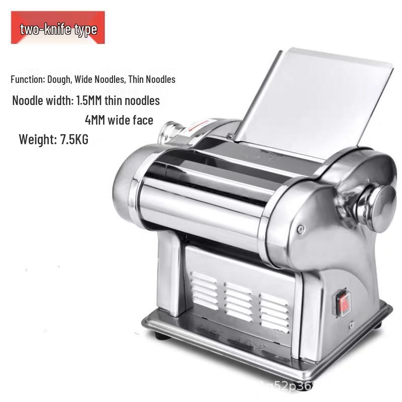 Seagull Junchu Automatic Dough & Dumpling Skin Press - Commercial-Grade Stainless Steel Noodle Maker.