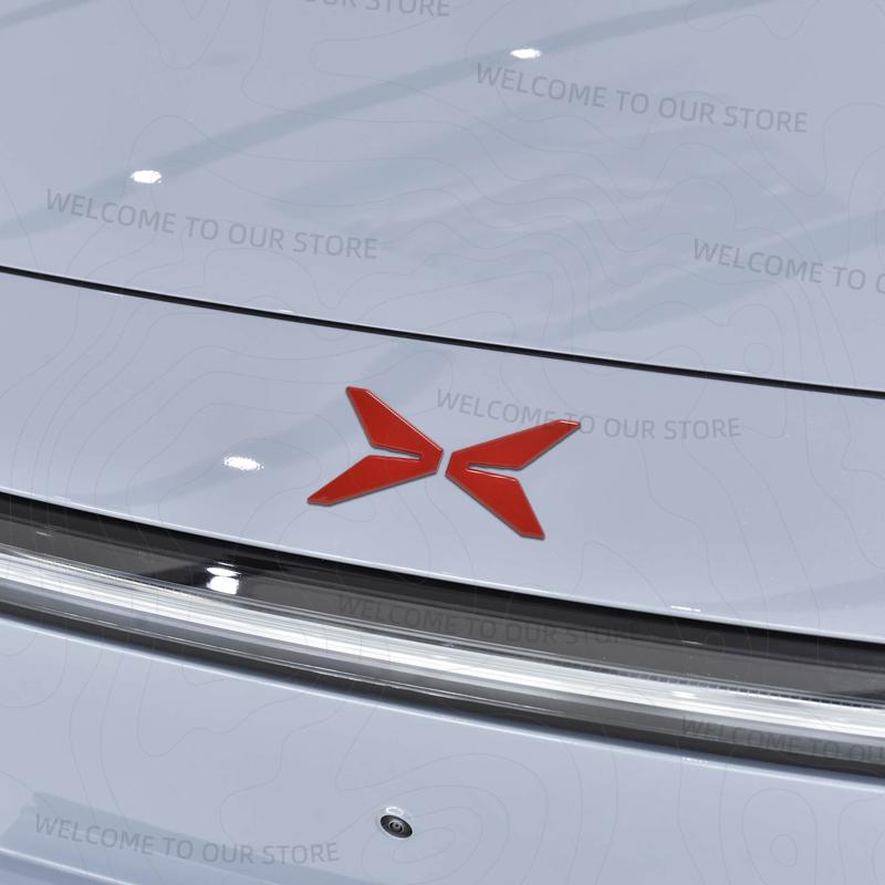 Zinc Alloy For XPENG Logo Xpeng G3 G6 G9 P7i P5 N5 X9 Car Trunk 3D Metal Front Hood Emblem Rear Body Badge Sticker Accessories