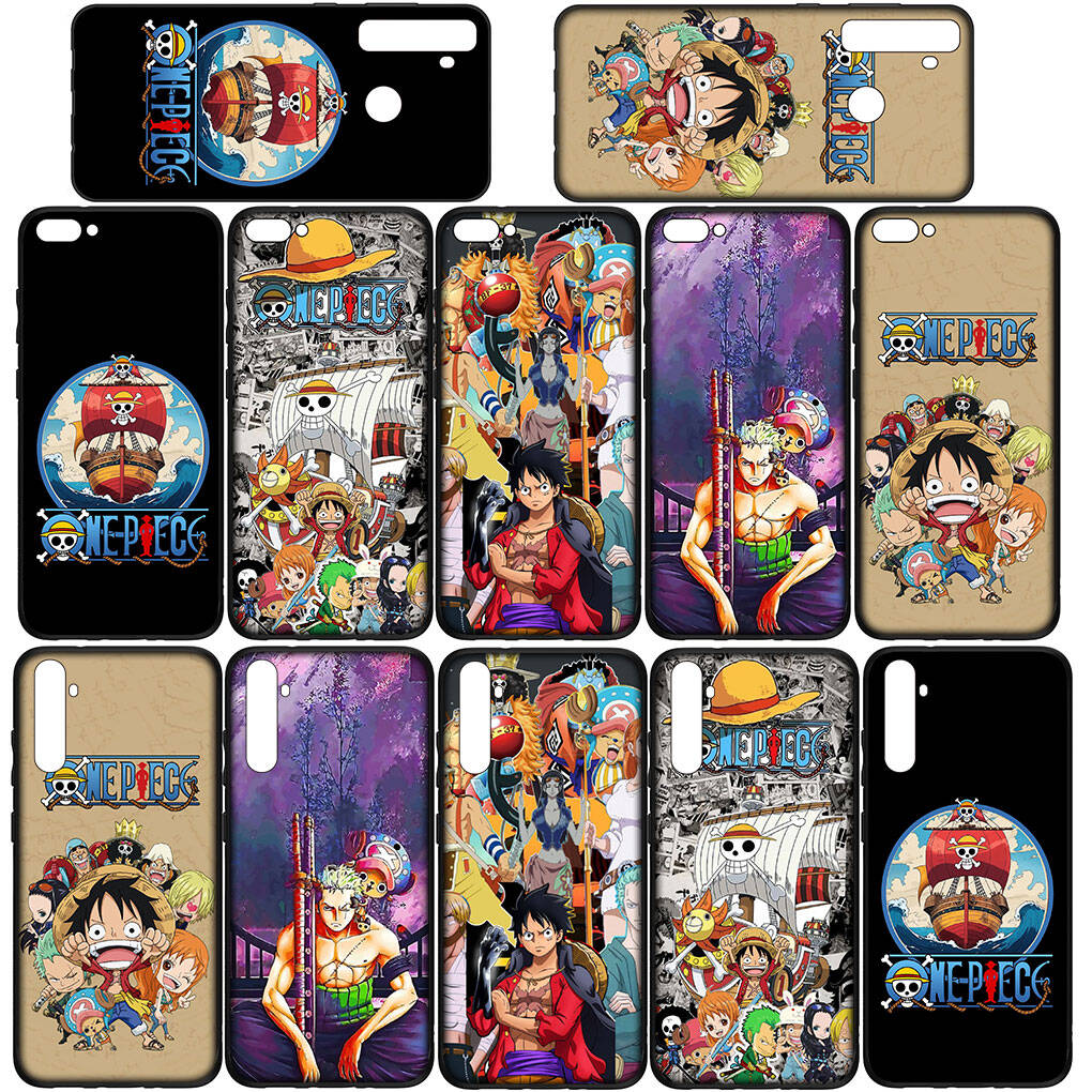 Phone Case for iPhone 17 15 16 Plus Redmi Note 14 12 11 13 Pro Max Huawei P30 P20 Lite OPPO A60 A80 A38 A54 Anime Roronoa Zoro One Pieces Luffy Cover