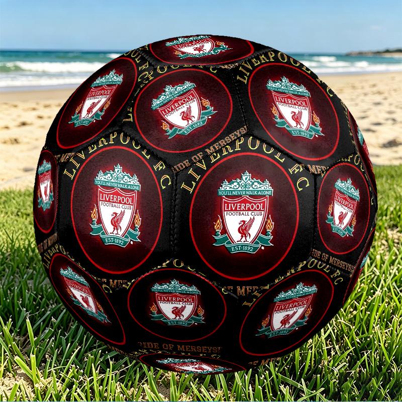 Club di calcio Stampa Dimensioni 5 Pallone da Calcio, Pallone da Calcio in PU Resistente all'Usura per Partita, Allenamento e Pratica Quotidiana, Regalo di Compleanno per Appassionati di Calcio