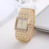 Luksusowy damski zegarek kwarcowy Fashion Casual Hollow Steel Band Bransoletka Watch