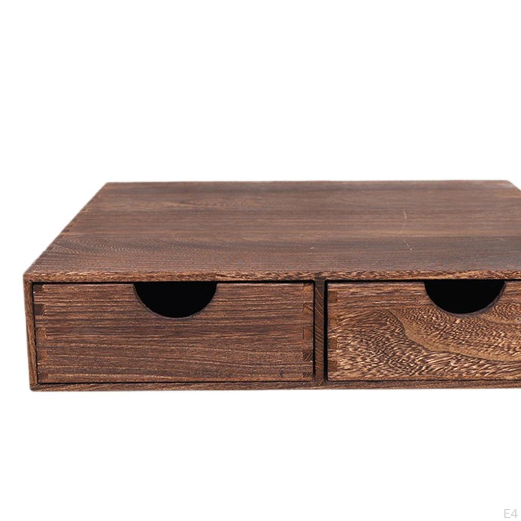 Coffee Capsule Holder Box Featuring Two Drawers for Bar and Office