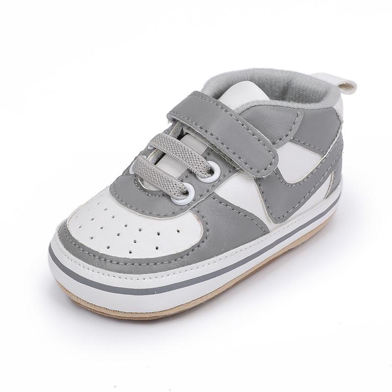 Newborn Baby Shoes Boy Girl Sport Rubber PU Leather Multi-Color First Walker Casual Sneakers Baptism Shoes 0-18M