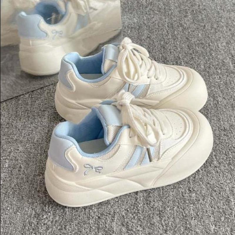 

Little white shoes women s summer mesh breathable new girls with skirts thick-soled versatile casual sports board shoes 40