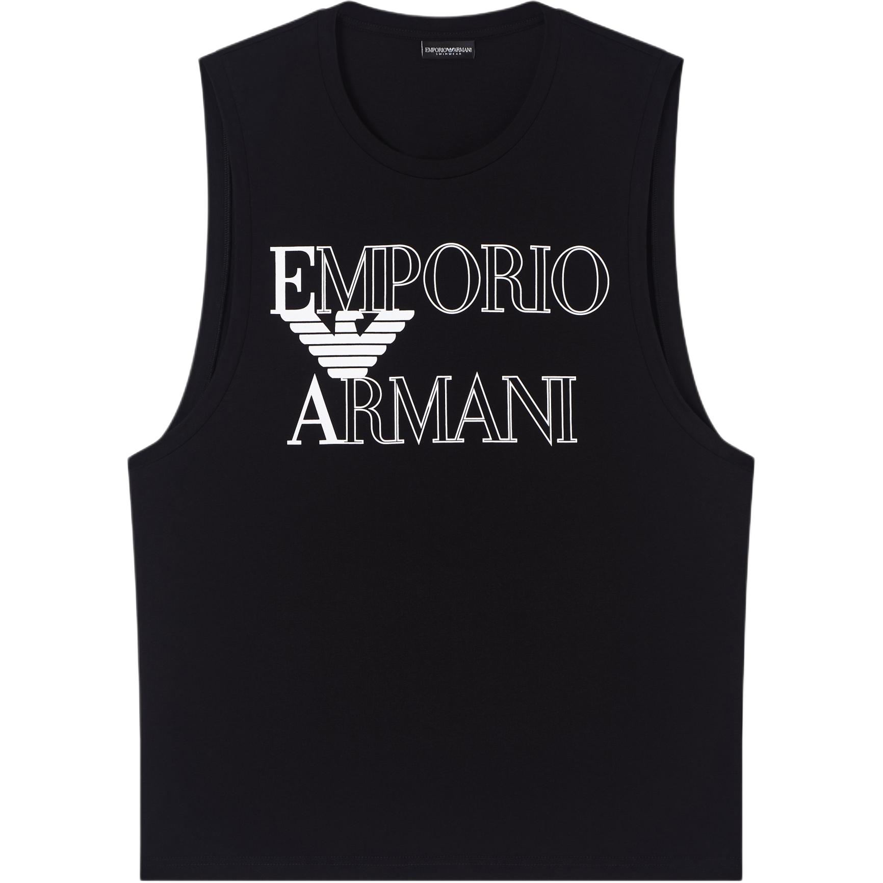 

Emporio Armani Solid Color Letter Print Sleeveless Tank Top Men tops EM000572-AF20434-UC001 M