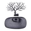 Black White Pink Rose Red Deer Earrings Necklace Ring Pendant Bracelet Jewelry Cases&Display Stand Tray Tree Storage Holder Rack