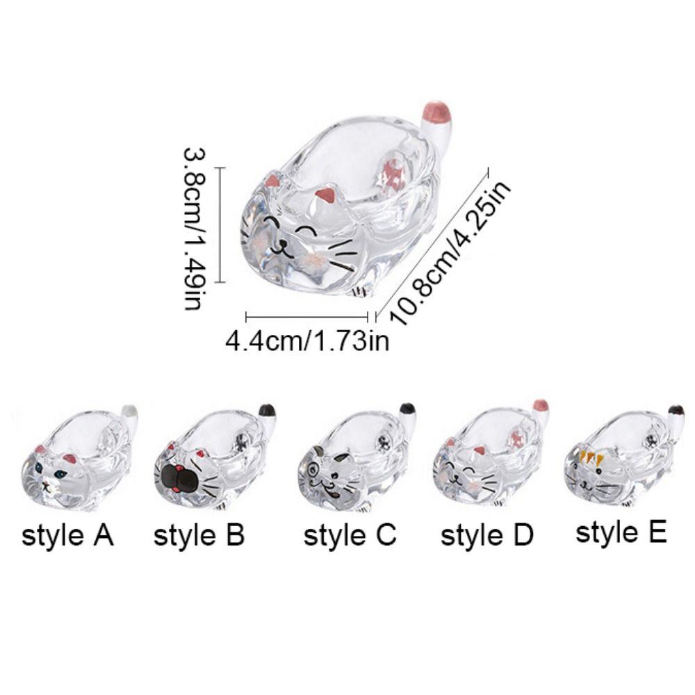 Japanese Style Cat Seasoning Dipping Plate Spice Bowl Spice Dishes  For Soy Sauce Vinegar Spice