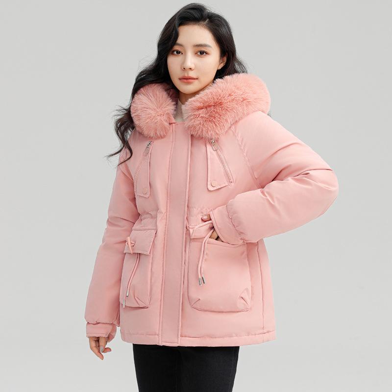 Pie overcome women's new winter down cotton-padded jacket, small short down cotton-padded jacket, waist thick cotton-padded jacket