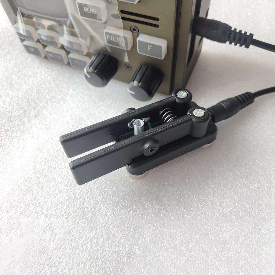 Nouvelle Clé Automatique à Double Palette Radio Ondes Courtes CW Code Morse Base Magnétique Noir