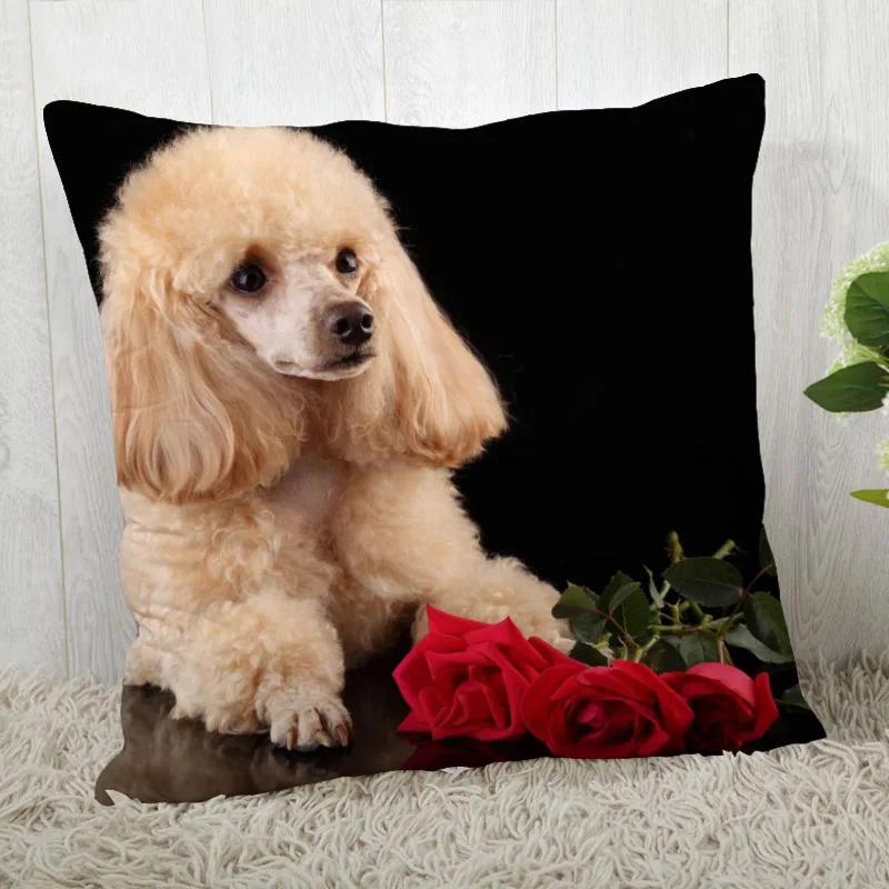 

Кокер-спаниель Печать Серия Диван Креативный Чехол Для Подушки Простая Наволочка Домашняя Вечеринка Машина 40x40cm