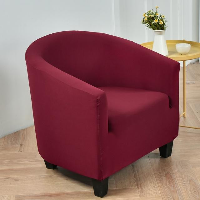 

Эластичный чехол для стула для ванны, бара, кабинета, подлокотника, клубного стула, эластичный винный