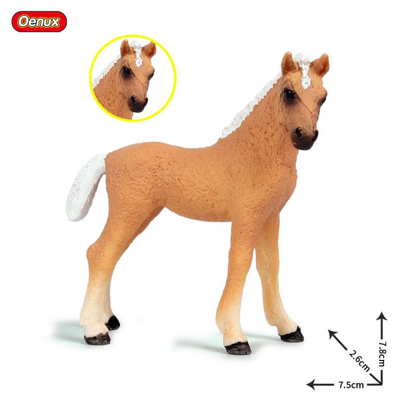 Oenux Farm Animals Simulation Cute Model Action Figure Alpaca Cow Horse Figurines Sheep Goat Miniature Educational Toy For Kid