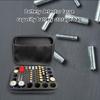 Hochkapazitiver Batteriehalter für AA 3A C D 9V Batterien Handtasche mit wasserdichtem und stoßfestem Design Etui Tasche