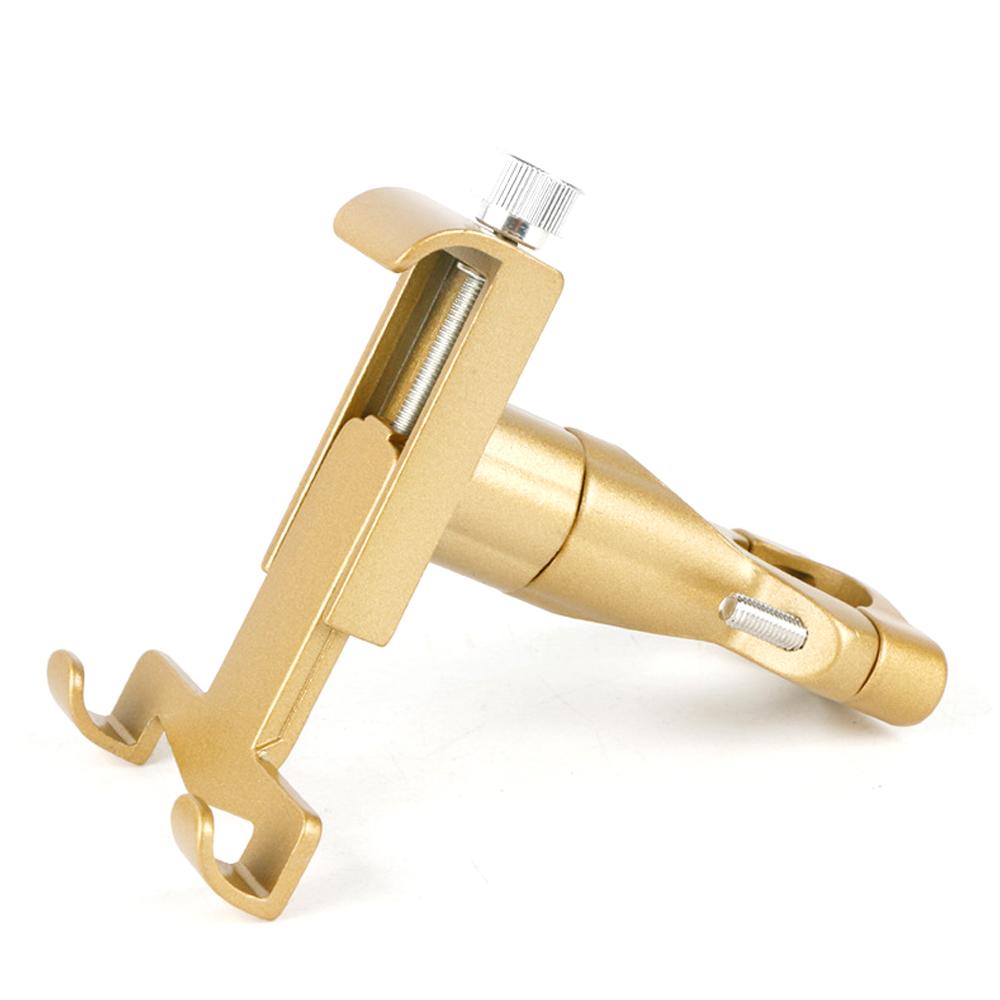 

Тримач мобільного телефону Велосипед Мобільний телефон Навігація Фіксований кронштейн Кермо велосипеда Алюмінієвий сплав золотий