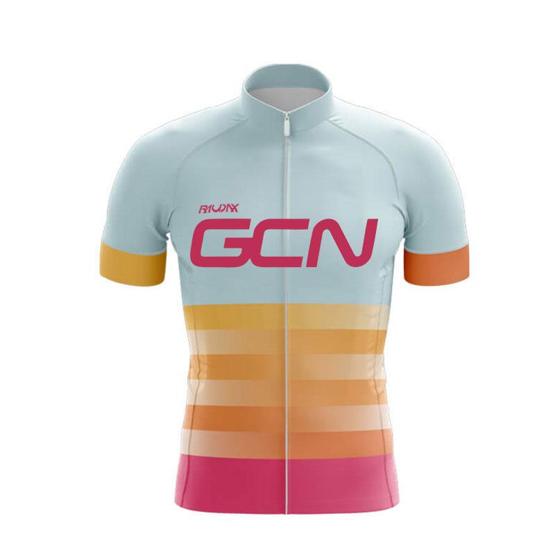 2025 Raudax GCN Team Summer Short Sleeve Cycling Jersey Set Breathable Mountain Bike Cycling Clothing Maílllot Ciclismo Hombre