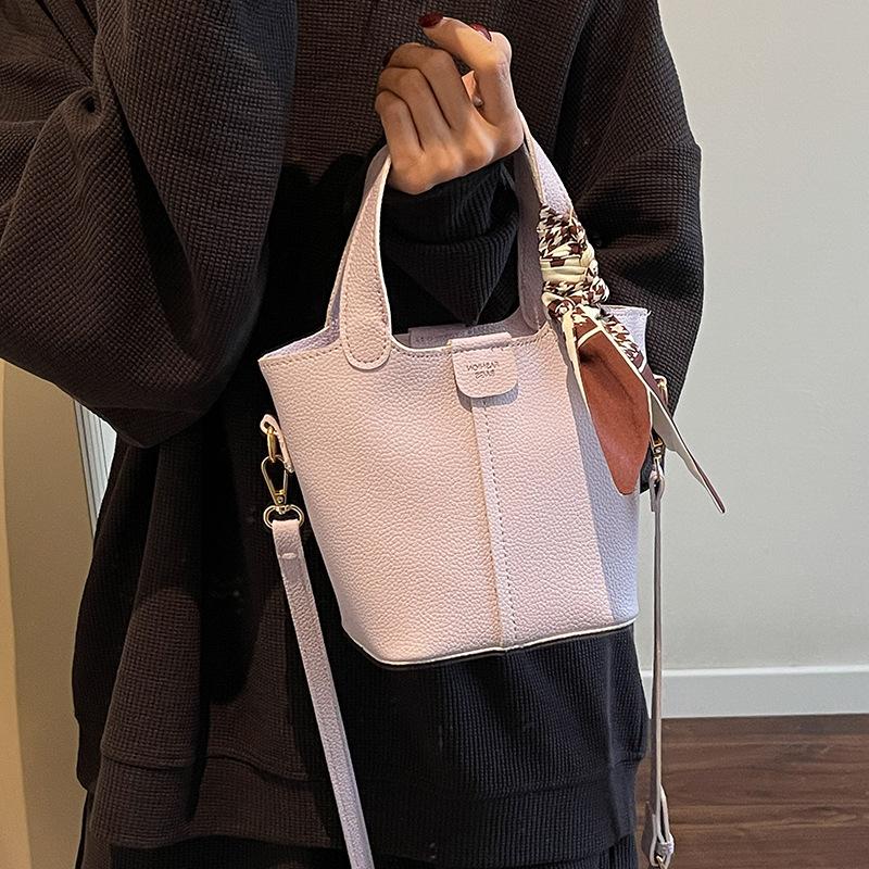 Premium Bag Women's 2025 Summer New Fashion Bucket Bag Versatile Vegetable Basket Niche Hand Bag Messenger Bag