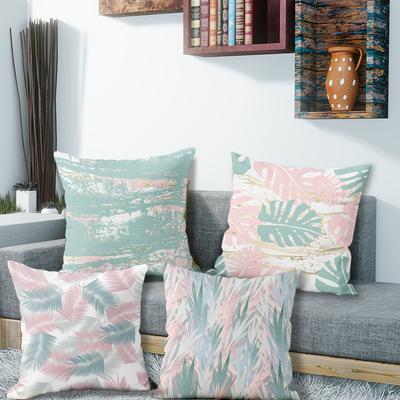 Floral-patterned Pillowcases for Cozy HomeSuitable for Sofa Car Bedroom Decorative Cushion Cover Pillow Cover