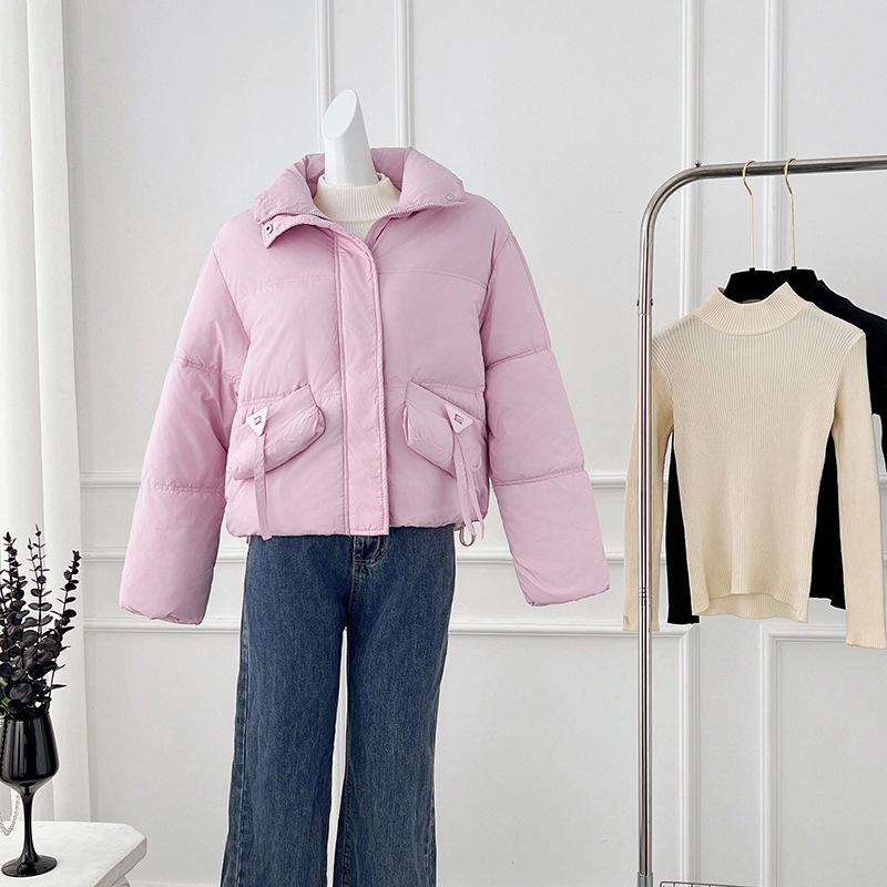 Stand Collar Winter Women's 2025 New Korean Short Padded Jacket Loose Padded Jacket