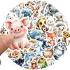 50pcs Cute Watercolor Animals Graffiti Stickers Phone Scrapbook Motorcycle Waterproof Cartoon Sticker
