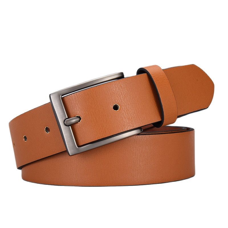 Men'S Belt Pu Pin Buckle Casual Belt Men'S Belt
