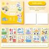 Handmade DIY Paste Material Kit Paper Animals Sticker Book Kawaii 3D EVA Stickers Books  Kids