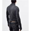 Herren Langarm Sportbekleidung Rollkragen Slim Fit Hautfreundliche Pullover Einfarbig Workout Fitness Winter Tops